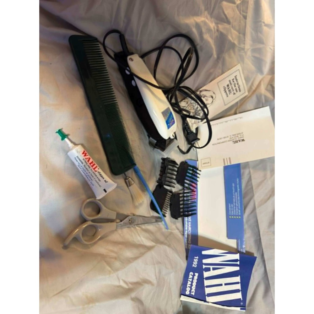 Vintage 1990s Wahl Homecut Haircutting Kit Complete Tested Working USA Clippers